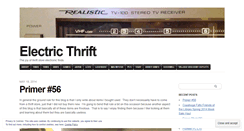 Desktop Screenshot of electricthrift.com